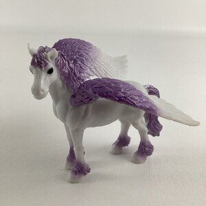 Pegasus Figure Purple White Mythical Creature Glimmer Horse Sparkle Pony 2013